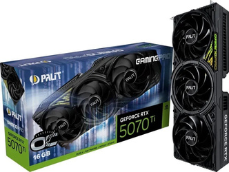 PALIT KARTA GRAFICZNA GEFROCE RTX 5070 TI GAMING PRO OC V1 16GB GDDR7 256BIT 3DP/HDMI
