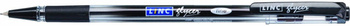 Długopis kulkowy LINC GLYCER 1300RF-BK czarny 0.7