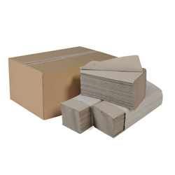 RĘCZNIK PAPIEROWY JEDNOWARSTWOWY MAKULATURA ZZ SZARY 200 LISTKÓW 20 SZT.