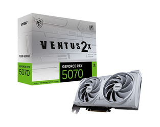 MSI KARTA GRAFICZNA GEFORCE RTX 5070 12G VENTUS 2X OC WHITE GDDR7 192BIT