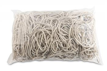 GUMKI RECEPTURKI OFFICE PRODUCTS 80MM 1,5X3MM 60% BIAŁE 1KG