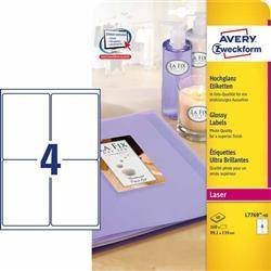 ETYKIETY SAMOPRZYLEPNE 99.1X139MM DO OZNACZANIA AVERY ZWECKFORM L7769-40 BIAŁE 40ARK*4SZT